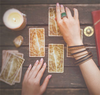 photograph tarot cards